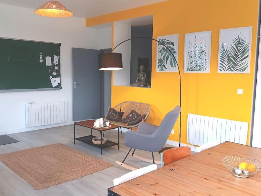Loft Avec Jardin Au Bord De L'Eau Au Rdc D'Une Ancienne Ecole Plougastel-Daoulas Extérieur photo